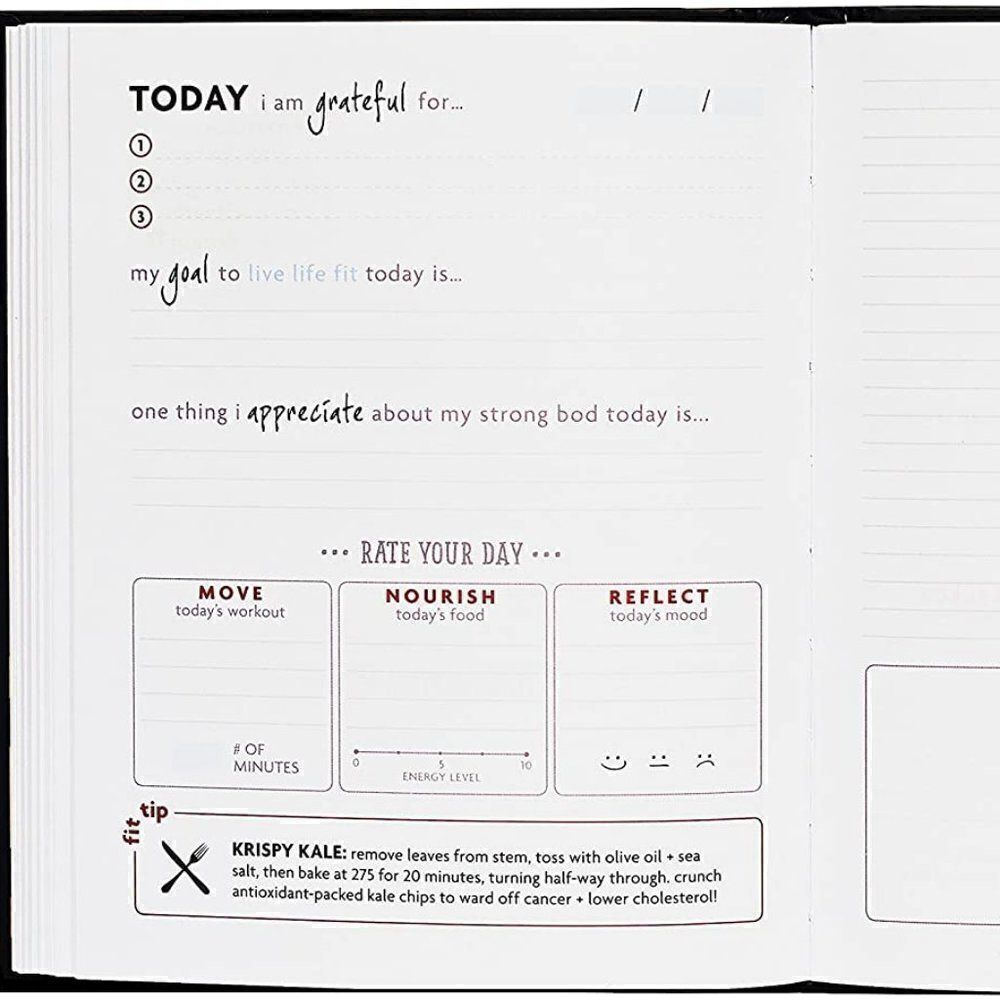Fitspiration Fit Personal Journal Notebook - Picture 2 of 5